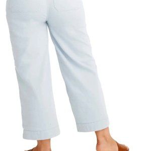 Madewell Emmett Wide Leg Crop Blue Jeans Size 31T